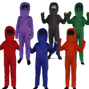 Kids Boy Girl Among Us Anime Game Cosplay Costume Space Werewolf Kill Children New Year Party Jumpsuit Sets