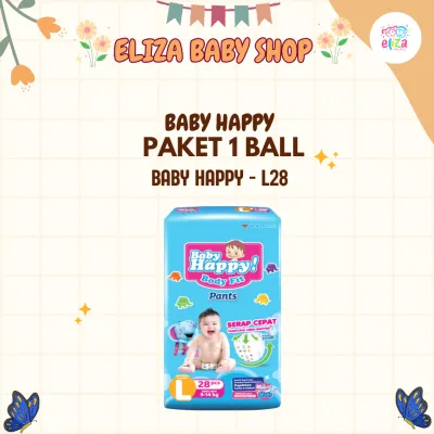 BABY HAPPY PANTS S38+2 S56 M32 M48 L28 L42 XL26 XL38 dan XXL24 XXL34