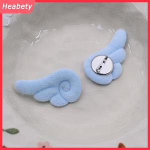 Heabety 1 Cặp Đôi Đôi Đôi Cánh Thiên Thần Nhỏ Trâm Nhật Bản Phong Cách Quần Áo Ngọt Ngào Trang Trí Nội Thất Y2K Sang Trọng Túi Hat Phụ Kiện