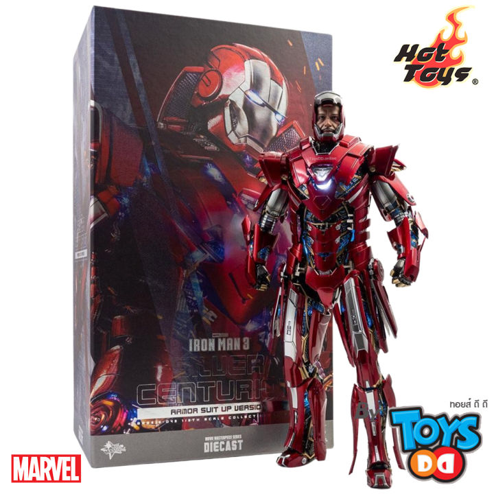 ホットトイズ　アイアンマン3 シルバーセンチュリオン スーツアップ版 Amazon.com: Hot Toys 1:6 Iron Man Mark XXXIII Armour Suit Up