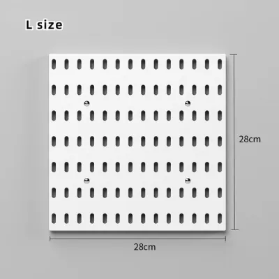 (SG INSTOCK) Pegboard Multi-purpose Nail Free Home DIY Modular Organizer Storage Wall Space Saving