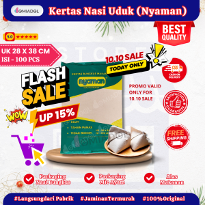 Kertas Nasi Coklat Warteg Uduk 100 Lembar