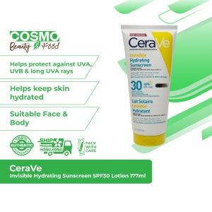 CeraVe Invisible Hydrating Sunscreen SPF30 Lotion 177ml