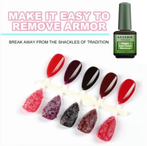 Remove nail polish remover quickly and easily by wearing nail polish remover ointment