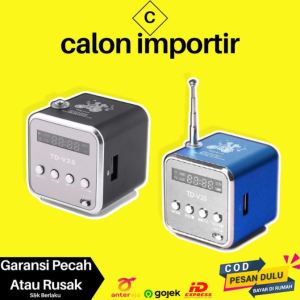 Speaker USB PC Laptop Handphone Komputer Mp3 Player Portable Mini Support FM Radio SD Card Bass