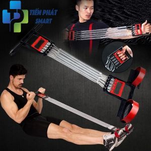 Dụng Cụ Tập Gym Dụng Cụ Thể Hình Dây Tập Thể Dục Lò Xo Tại Nhà Tiện Lợi 5 Lò Xo Kéo Sức Chịu Lực Tốt Rèn Luyện Cả 5 Cơ Hiệu Quả Cho Thân Hình Đẹp Chính Hãng Tienphatsmart
