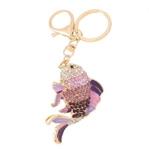 Modern Aquatic Animal Key Holder High Quality Zinc Alloy Material 3 Marine Themes 5 Sparkling Options