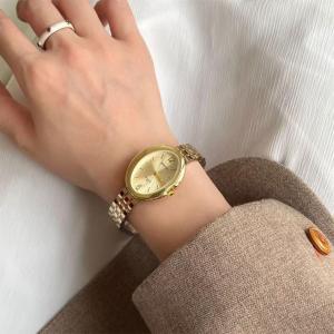 ✨ Golden Watch Retro Style / Luxury Steel Strap / Small Unique Vintage Womens Wristwatch / Golden Egg Design / Elegant / High-End For Ladies BARSH New Pigeon Egg Gold Vintage Style Womens Watch