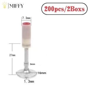 MIFFY Nail Gun Bullet 100PCS Mini Nail Shooting Nail Gun Ceiling Steel Nail Fire Nail Pipe Clamp Nail Hook Nails