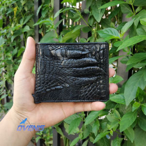 [FREE SHIP] Ví da cá sấu 2 mặt. Nguyên bàn tay cá sấu có móng rất đẹp!