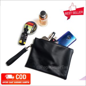 Tas Clutch Dompet Pouch Pria Tas Handbag Tangan Polos Murah - Pege 8862