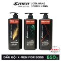 dầu gội đầu nước hoa xmen for boss chai 650G tặng thêm 150G Tổng Thể Tích 800G. 