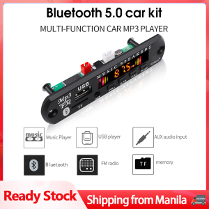 🔥【24 hours shipping】12V MP3 Player Decoder Board Wireless MP3 Player amplifier Bluetooth 5.0 Receiver Car Kit FM Radio TF USB 3.5mm AUX Audio With Remote Control