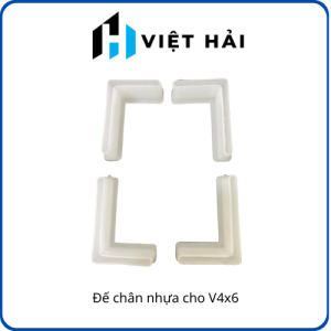 Bộ Đế Nhựa - Lót Chân Sắt V4x6 Kệ V lỗ - tại Việt Hải Shop