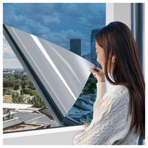 2M*45CM BHW Solar Film Window Glass Film one-way mirror Film Daytime Heat Control Anti-ultraviolet Self-Adhesive Waterproof Glass Wallpaper window