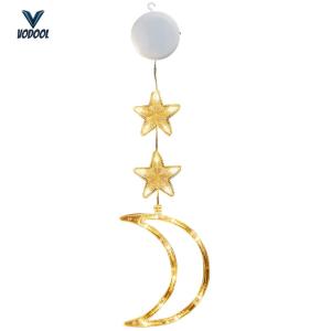 Christmas Warm White Window Hanging Light 3 Pack with Suction Cup Outdoor Decor [Vodool Center]