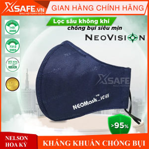 [HỎA TỐC] Khẩu trang hoạt tính Neomask VC65 khẩu trang qua tai khẩu trang qua gáy chống vi khuẩn chống bụi siêu mịn hơi hóa chất loãng kháng khuẩn