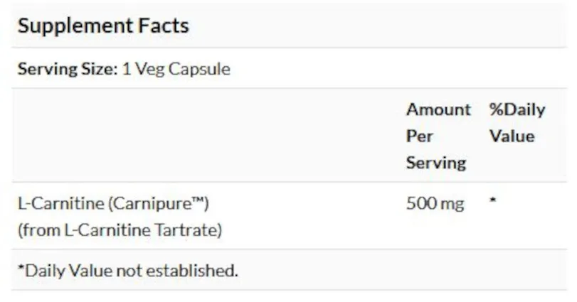 now foods l carnitine tartrate 1000mg L-Carnitine in Mitochondria main image 1