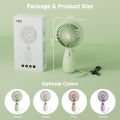 GOOJODOQ 5000mAh Mini Fan Rechargeable Electric Fan Portable LED Display Foldable Electric Fan Hand-Held Fan 6-Speed fan Table fan. 