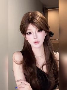 Tóc giả [ Mẫu giống Hứa Nghiên ] Mảnh tóc giả che hói nâng cấp mới kiểu dáng giống Ruth tự nhiên bồng bềnh.