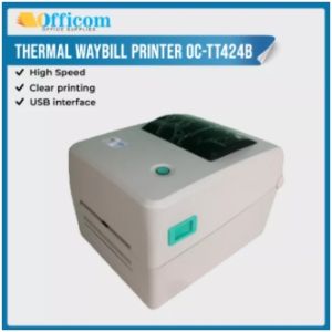 Officom OC-TT424B Label Printer Thermal Ribbon Printer Label Barcode Waybill Printer w/ USB for Thermal Waybill Stickers Officom Oc Tt424B - Lazada