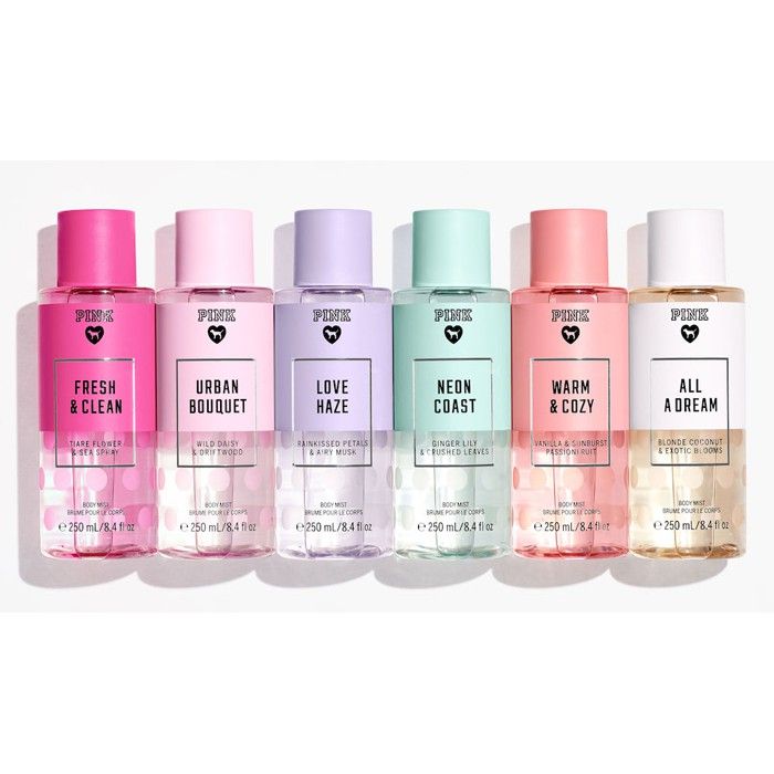 Xịt thơm Body Mist Pink Victoria Secret dòng mới nhất Mùi Hương