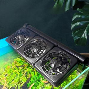 FUYEKN 1/2/3/4/5 Fans Set Aquarium Cooling Fan Quiet 1/2 Variable Speed Fish Tank Fan Practical Plastic Fish Tank Cooler Marine Fish Tank
