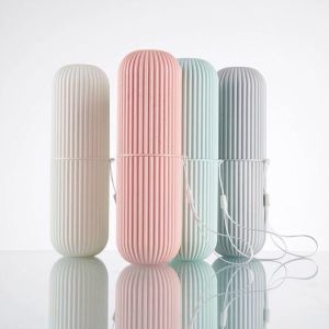 BIG TOOTHBRUSH CASE PASTEL SERIES - TRAVEL TEMPAT SIKAT GIGI ODOL PORTABLE BESAR SERBAGUNA BOTOL TEMPAT SIKAT GIGI [COD]