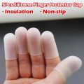 5Pcs Silicone Finger Protector Finger Caps High Temperature Resistant Anti-slip Finger Cover. 