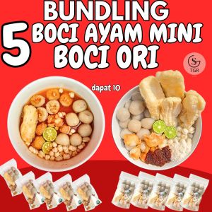 PAKET BUNDLING 5 BOCI AYAM MINI X 5 BOCI ORI