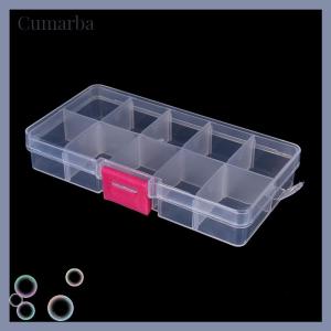 [Cumarba] Plastic10 Slots Adjustable Jewelry Storage Box Case Craft Organizer Beads