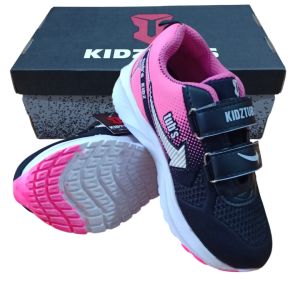 Sepatu Sekolah Anak Perempuan Laki Laki Sepatu Warna Hitam Murah Tali Perekat Rekat Kecil Tanggung Umur 6-10 Tahun PAUD TK SD SMP SMA Kelas 1 2 3 4 5 6 7 8 9 0-KIDZTUBS1340040624