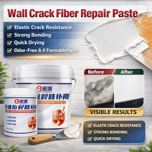 Wall Cracks Fiber Repair Paste Repair Paste Household AntiCracking Large Capacity Flexible Ceiling Crack Repair Waterproof Moisture-Proof Wall Repair Paste