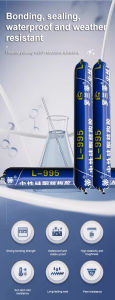 Glass Glue Durable Aging Resistance Waterproof Sealant Caulking and Sealing Anti-mold