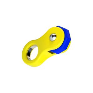 GDSELL Hand Exerciser Gyro Rotating Toys Puzzle Game Fidget Spinner Finger Tip Cube Handle Toy Childrens Toys Interactive Fidget Roller Gyroscope Leisure Entertainment