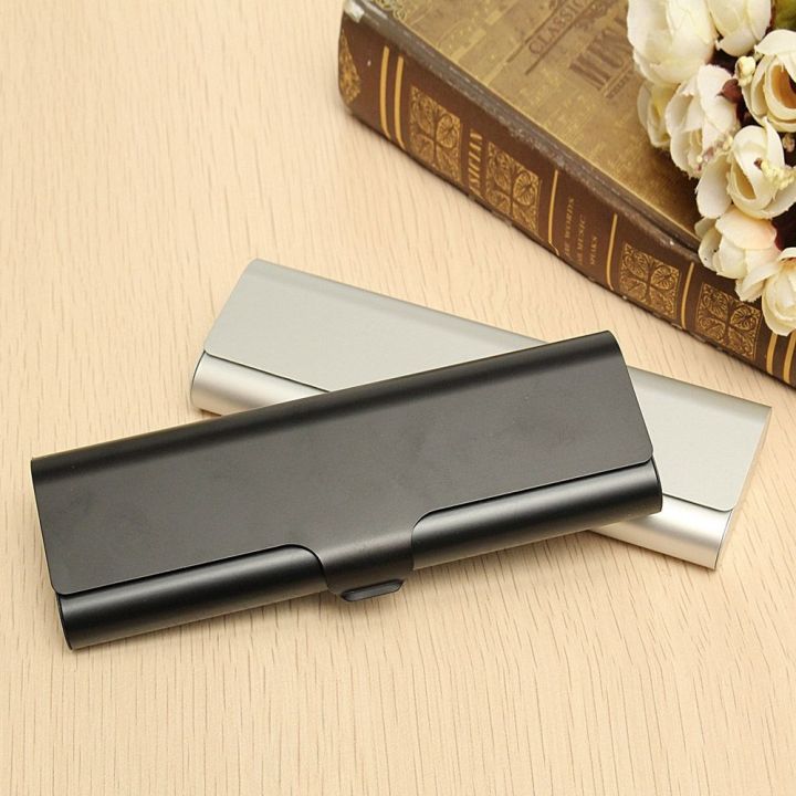 YAOO Protable 1Pcs Holder Slim Metal Hard Spectacles Protection Box Glasses Box Eyeglasses Case Glasses Protection