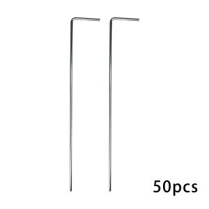 Galvanised Horticultural U-Pins | Durable Ground Pegs for Securing Weed Mats & Garden Fabric | Rust-Resistant Landscape Staples