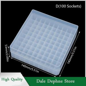 [Dale Dephne] กล่องชั้นวางหลอดทดลองพลาสติกพร้อมฝาปิดหลอดแรงเหวี่ยงอุปกรณ์ทางห้องปฏิบัติการ