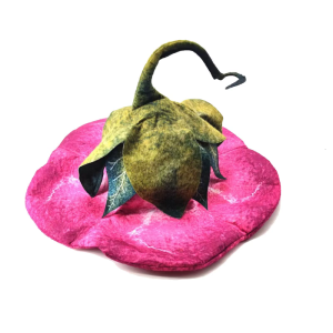 อุปกรณ์การถ่ายภาพสวมหัวทรงดอกบัวหมวกพ่อมดแฟนซีสำหรับผู้หญิงผู้ชายของขวัญงานเลี้ยงหมวกฮาโลวีนวันเกิด