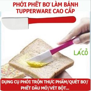 Phới quét bột Tupperware cao cấp phới vét bột silicone mềm dẻo vét sạch bong phới trộn bột làm bánh phới phết dầu bơ kem