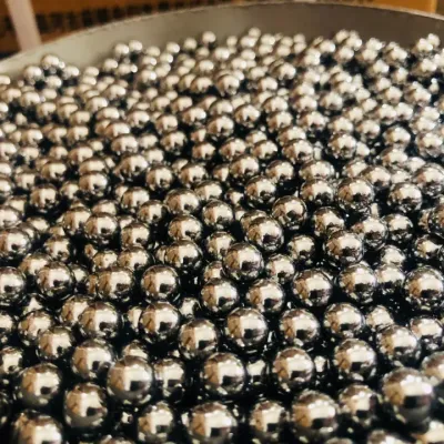 ลูก8มิล ลูกเหล็กร่อนเงา ขนาด 8mm ถุง 1 กิโลกรัม ( ประมาณ 470-490 เม็ดบวกลบ )