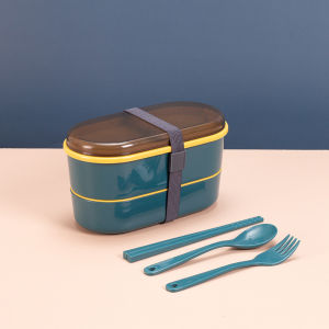 [READY] Aimilo Tempat Makan Anak Tk BPA Free Dapat digunakan untuk Microwave Kotak Bekal Anak Lunch Box Tempat Bontot Free Sendok
