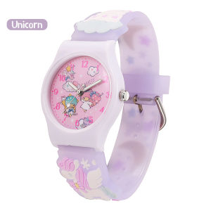 DreamBaby Jam Tangan Anak 3D Silicon / Jam Tangan Analog Anak Perempuan Kuromi Melody Cinamoroll