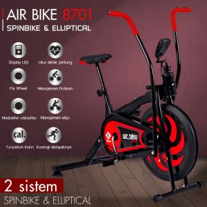 BG SPORT Sepeda Statis Air Bike Alat Olahraga Cardio 8701 8702 8703