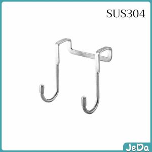 JeDa ตะขอสแตนเลสแบบคู่ S เหมาะแขวนเพิ่มที่ประตูตู้ผ้า