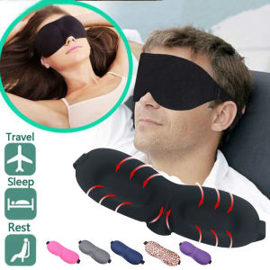 Mặt Nạ Mắt Ngủ Du Lịch Mềm Mại 3D Tiện Dụng Mặt Nạ Bọt Biển Khi Ngủ Che Bịt Mắt Khi Nghỉ Ngơi Che Mắt Mặt Nạ Mắt Nghỉ Ngơi Khi Ngủ Du Lịch