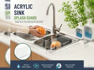 Acrylic Water Splash Guard for Sink DS Brand M