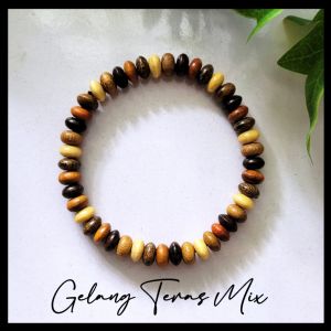 *PAGARDlRl* Gelang Campuran 5 Jenis Teras [MENTOS] 7.5 MM 45 BUTIR | B4 MIX MENTOS 7.5MM |