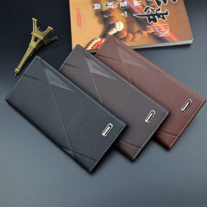 Daiqisi Dompet Kulit Panjang Pria Import