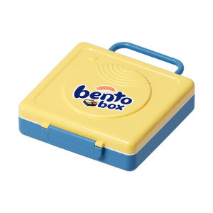 Keranixy Children Lunch Box Microwaveable Meal Prep Container with Lid Portable Bento Box Food Grade Office School Travel